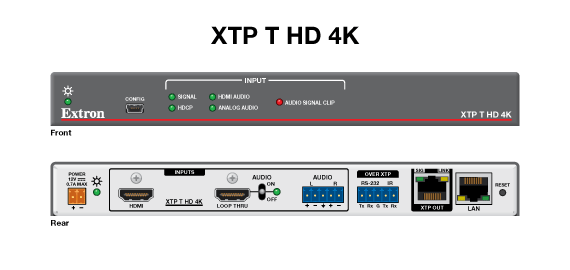 XTP T HD 4K Panel Drawing