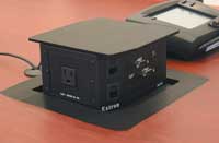 The HSA 822 facilitates various AV connections for the jury foreman.